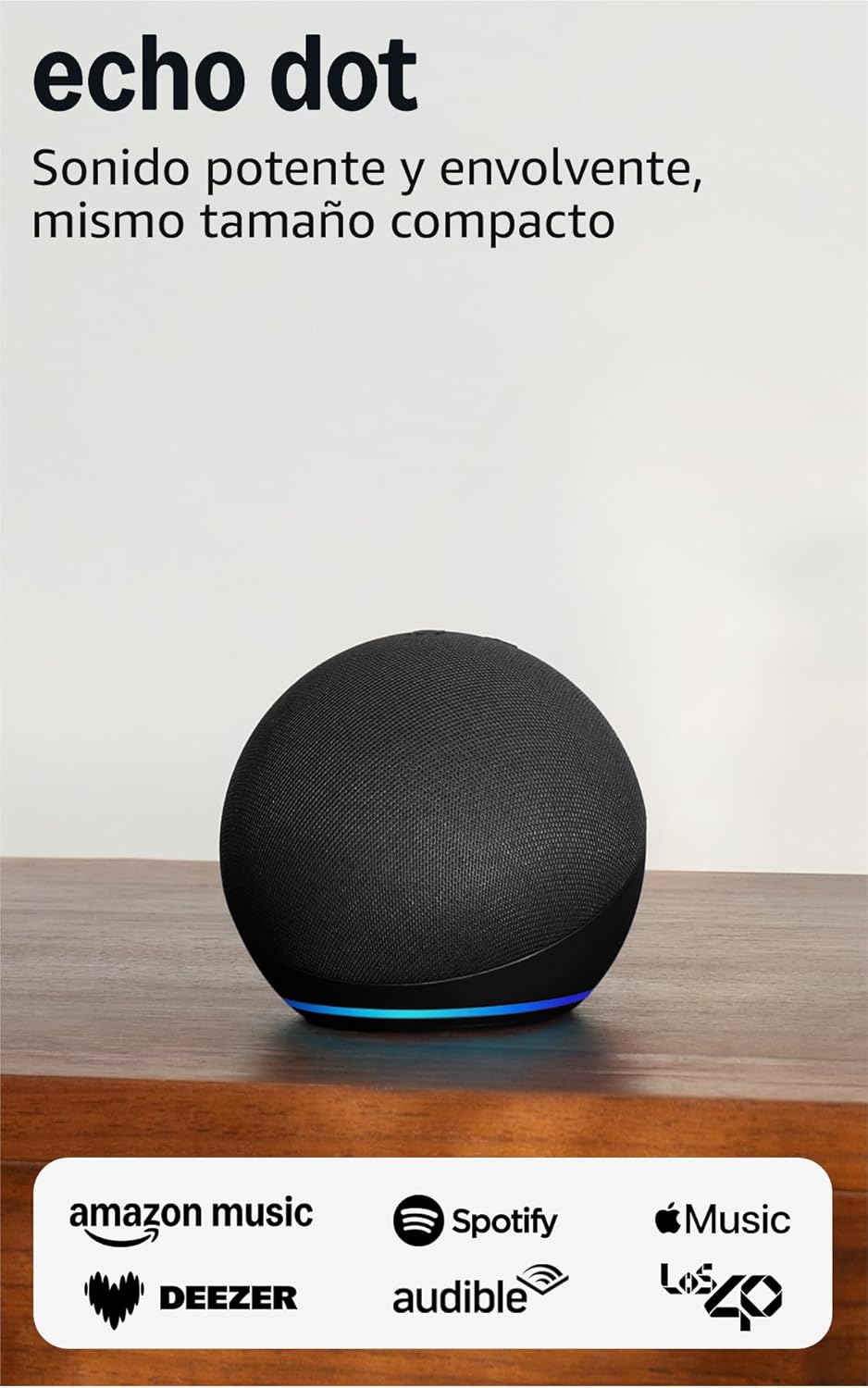 Echo Dot (Última generación) Antracita Negro