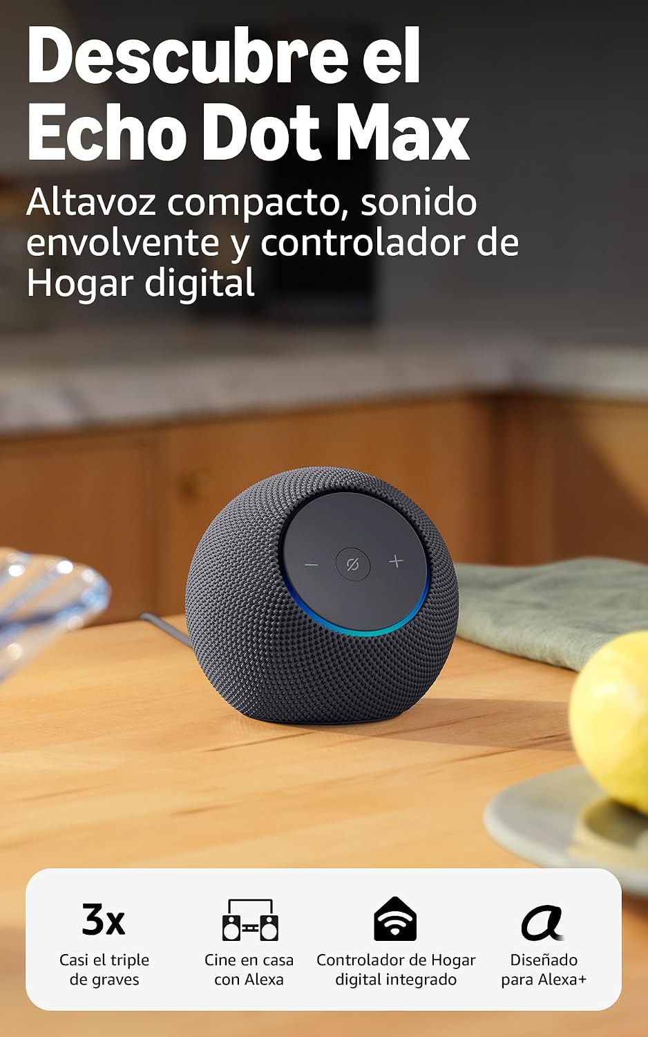 Amazon Echo Dot Max (última generación)